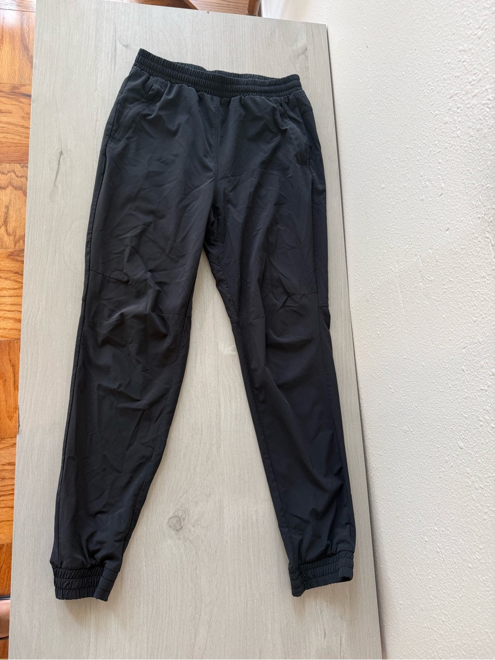 Kids Black Athletic Jogger Pants